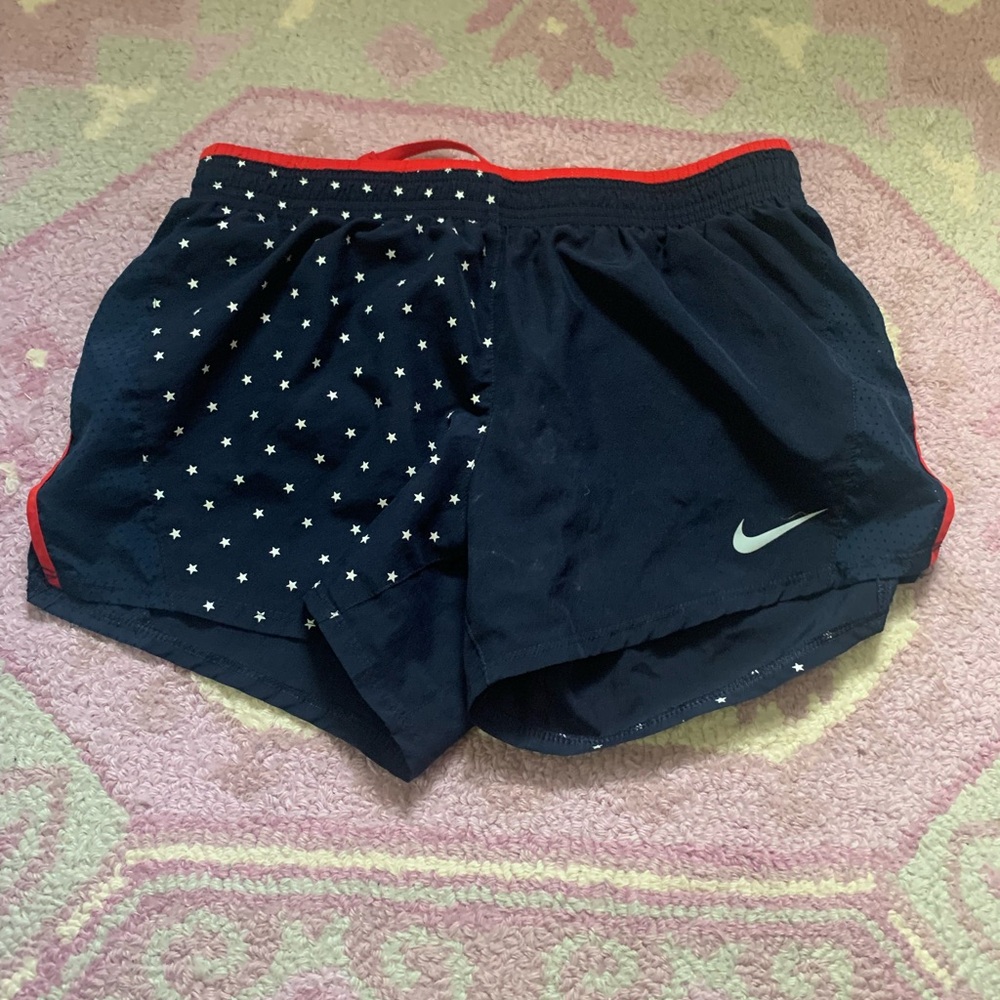 Nike Star Shorts size small blue